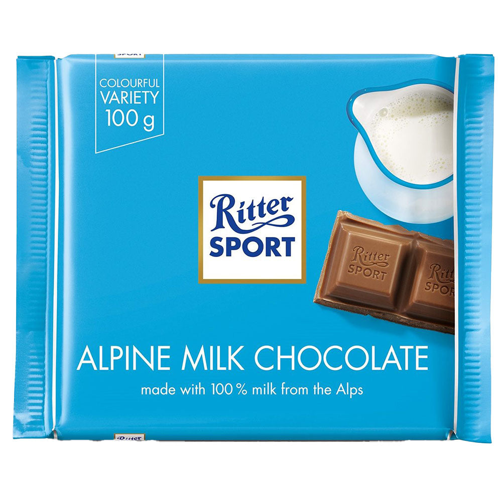 Barre di cioccolato alpine di Ritter Sport (12x100G)