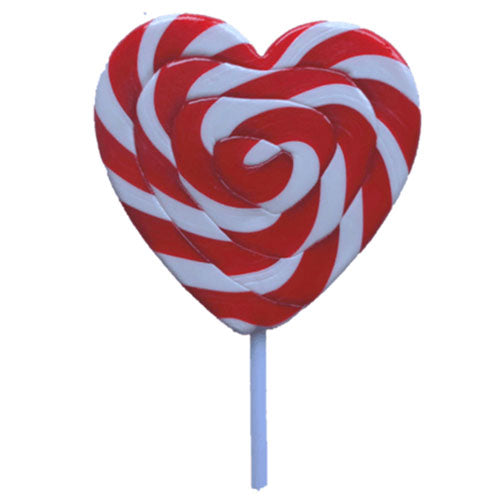 Candy Showcase Mega Swirl Heart Pops