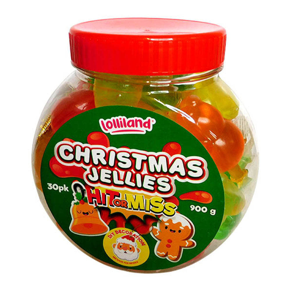 Lolliland Christmas Jellies Jar (30x30g)