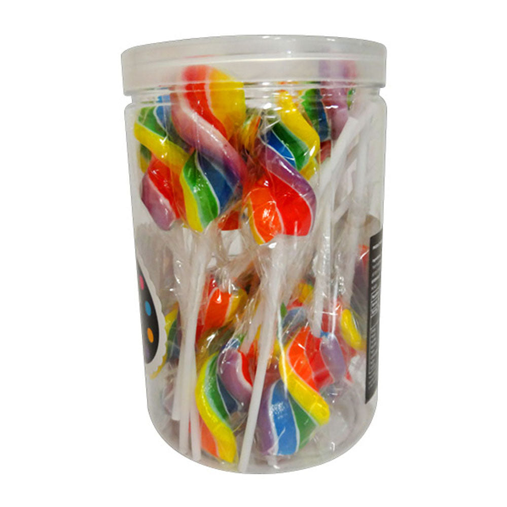 Sweet Treats Rainbow Twirly Pops (24x12g)
