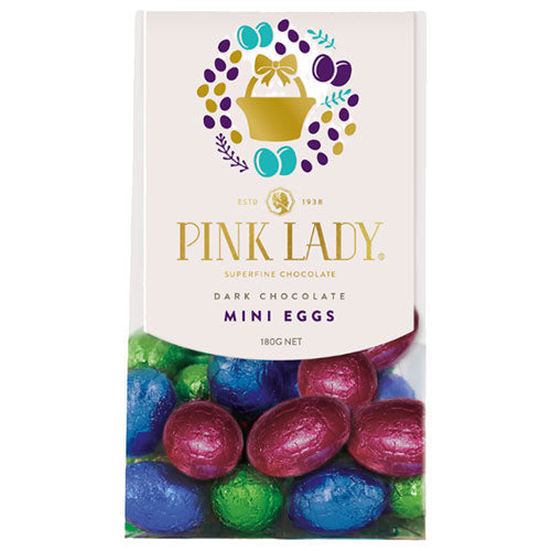 Pink Lady Mini Solid Chocolate Eggs 180g