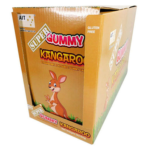 Super Gummy Kangaroo 12x150g (Individually Packaged)