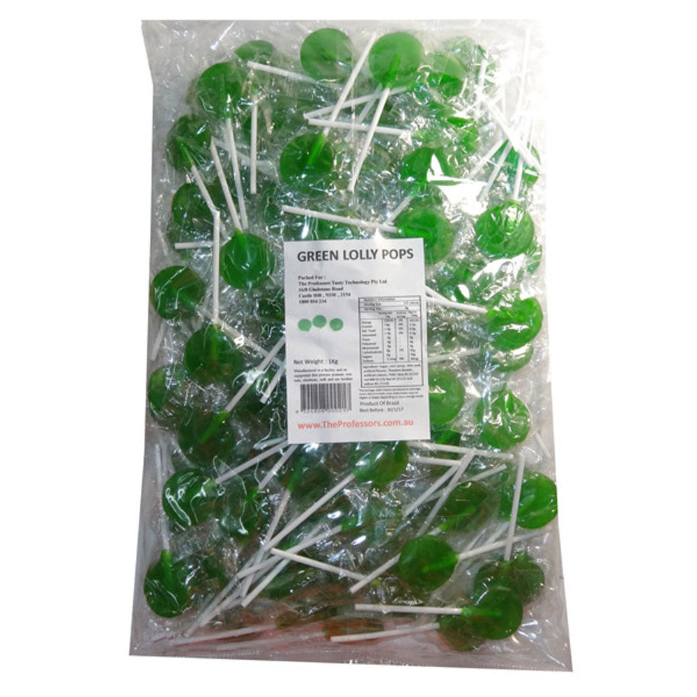 Søde godbidder flade pops 1 kg (ca. 125 pc)