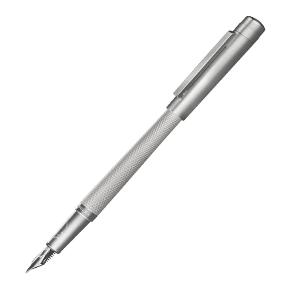 Guilloche Rhodium enduit de plume 18K Pen (Slim)