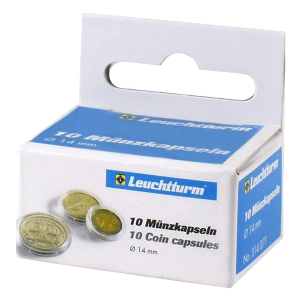 Leuchtturm Coin Capsules 10pk（サイズ10-19から）