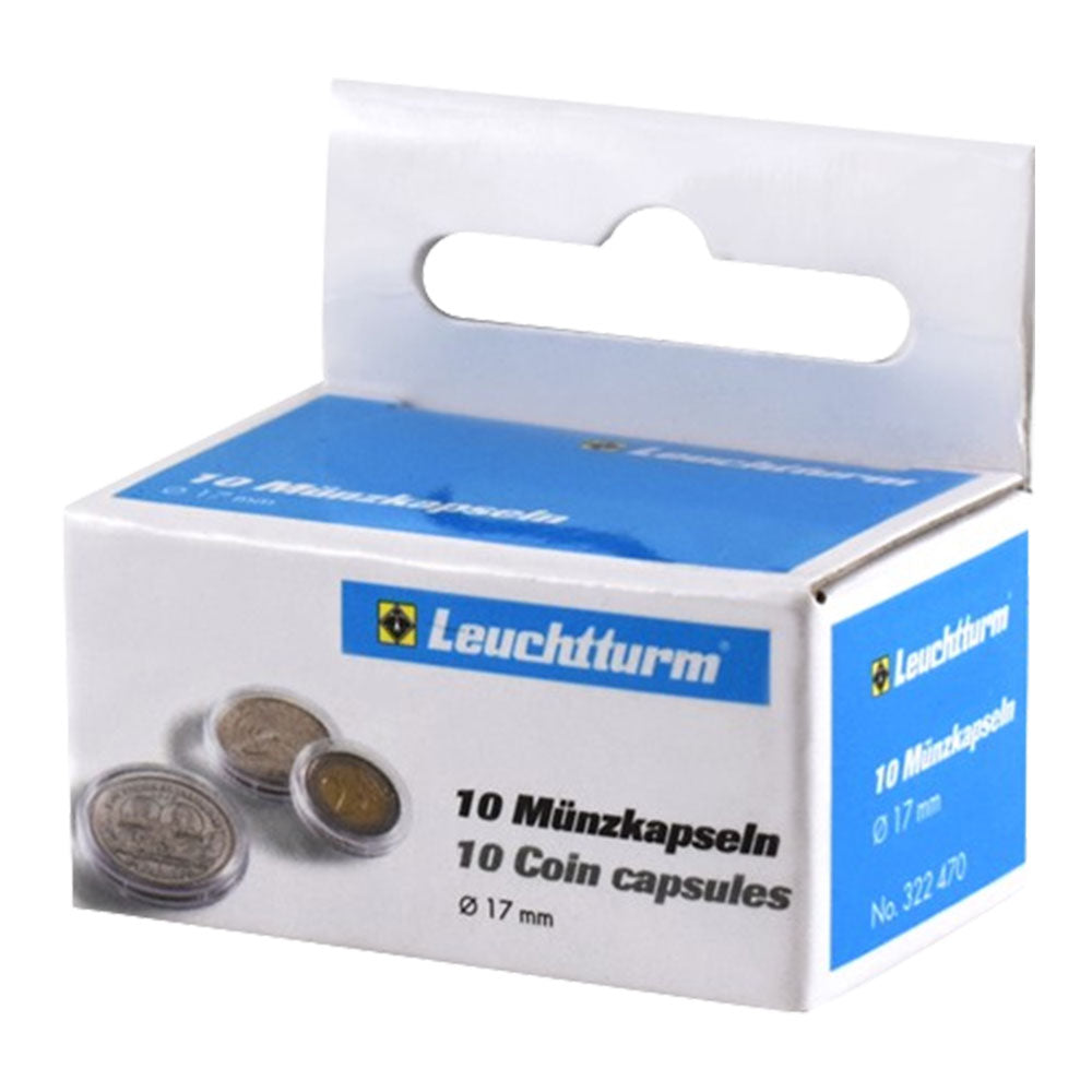 Leuchtturm Coin Capsules 10pk (fra størrelse 10-19)