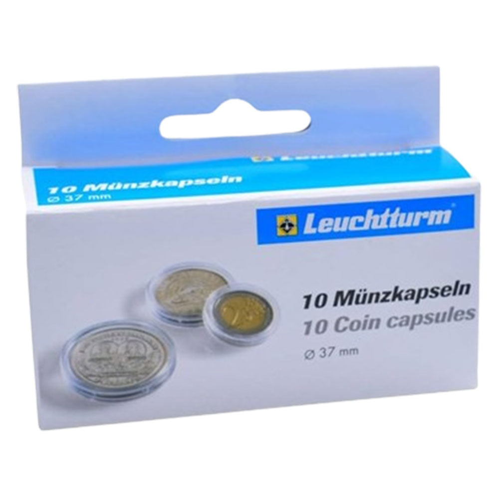 Leuchtturm Coin Capsules 10pk (fra størrelse 30-39)