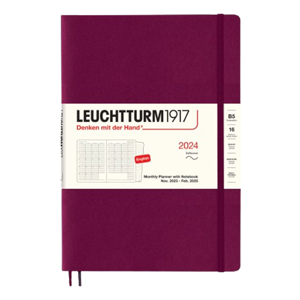 2024 B5 Planejador mensal e composição do notebook