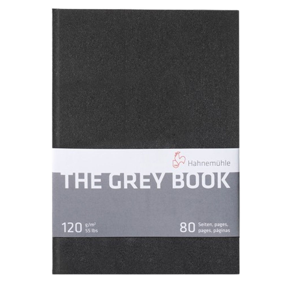Hahnemuehle, o caderno de desenho cinza 120gsm (40 folhas)