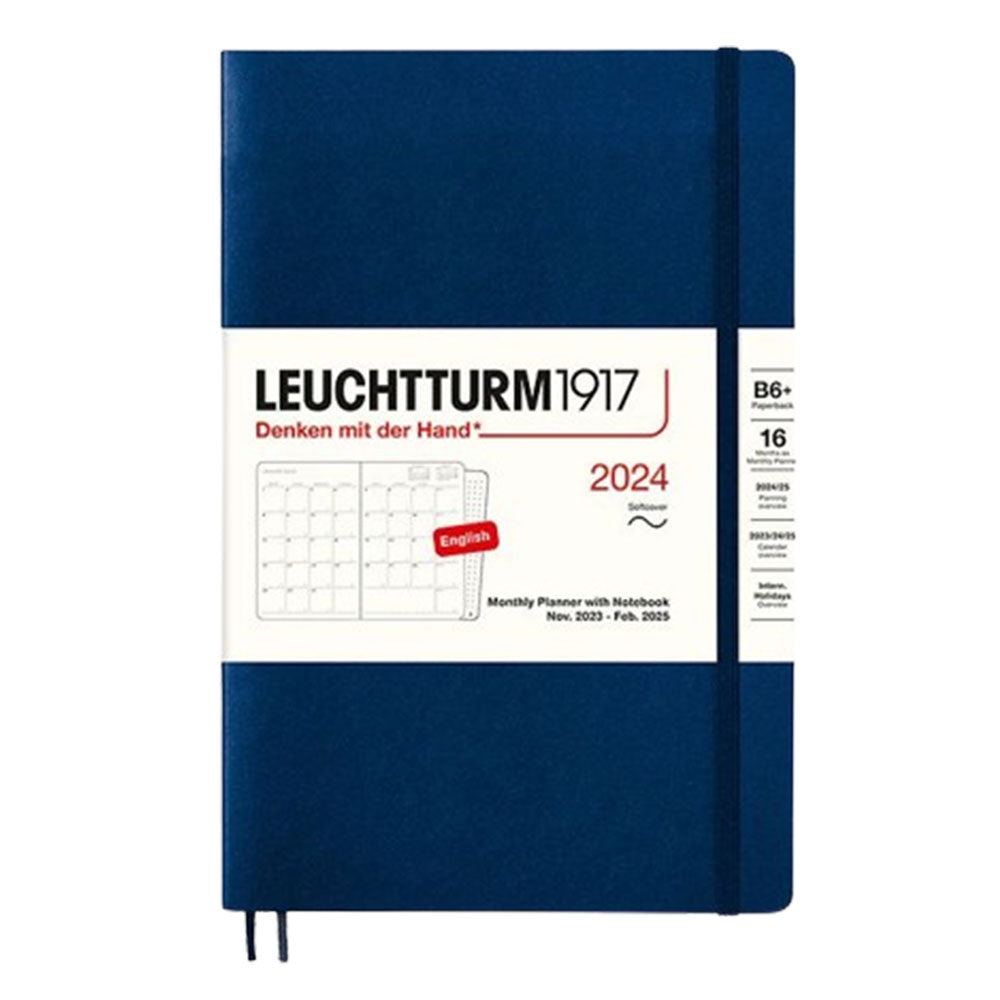 2024 B6+ Monthly Planner & Notebook (pocketbok)