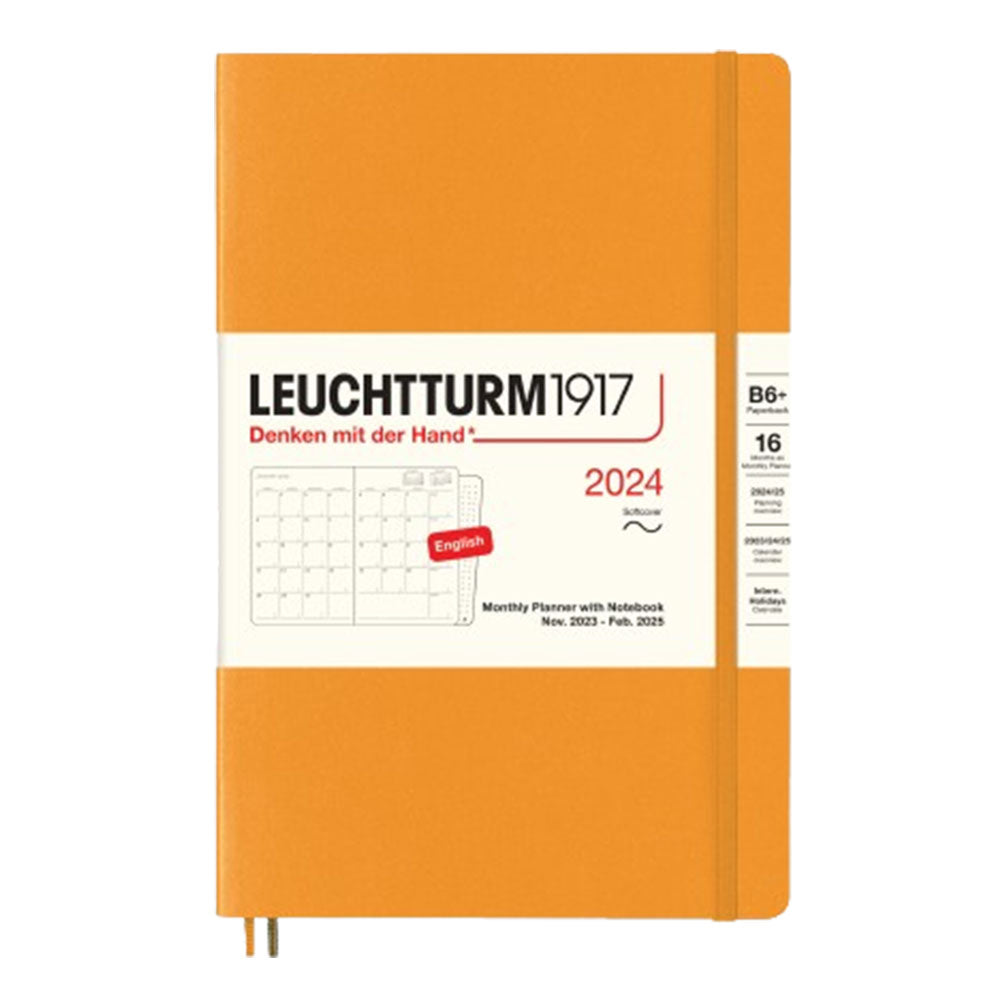 2024 B6+ Planner e Notebook mensile (Libro in brossura)