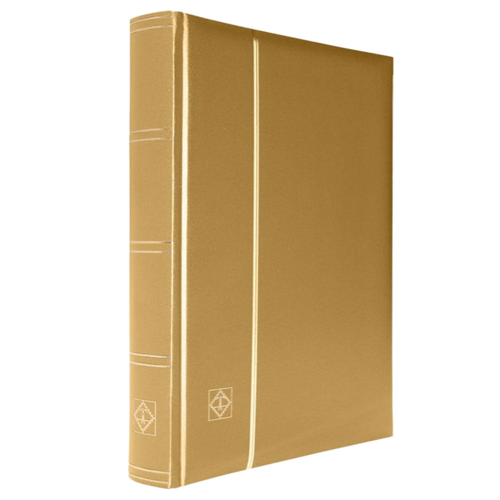 Gepolsterte Leatherette A4 Stockbook mit 64 weißen Seiten