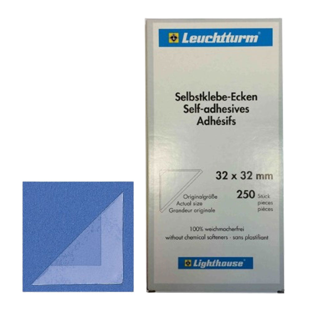 LEUCHTTURM Autoadhesivo de la esquina de 250pk