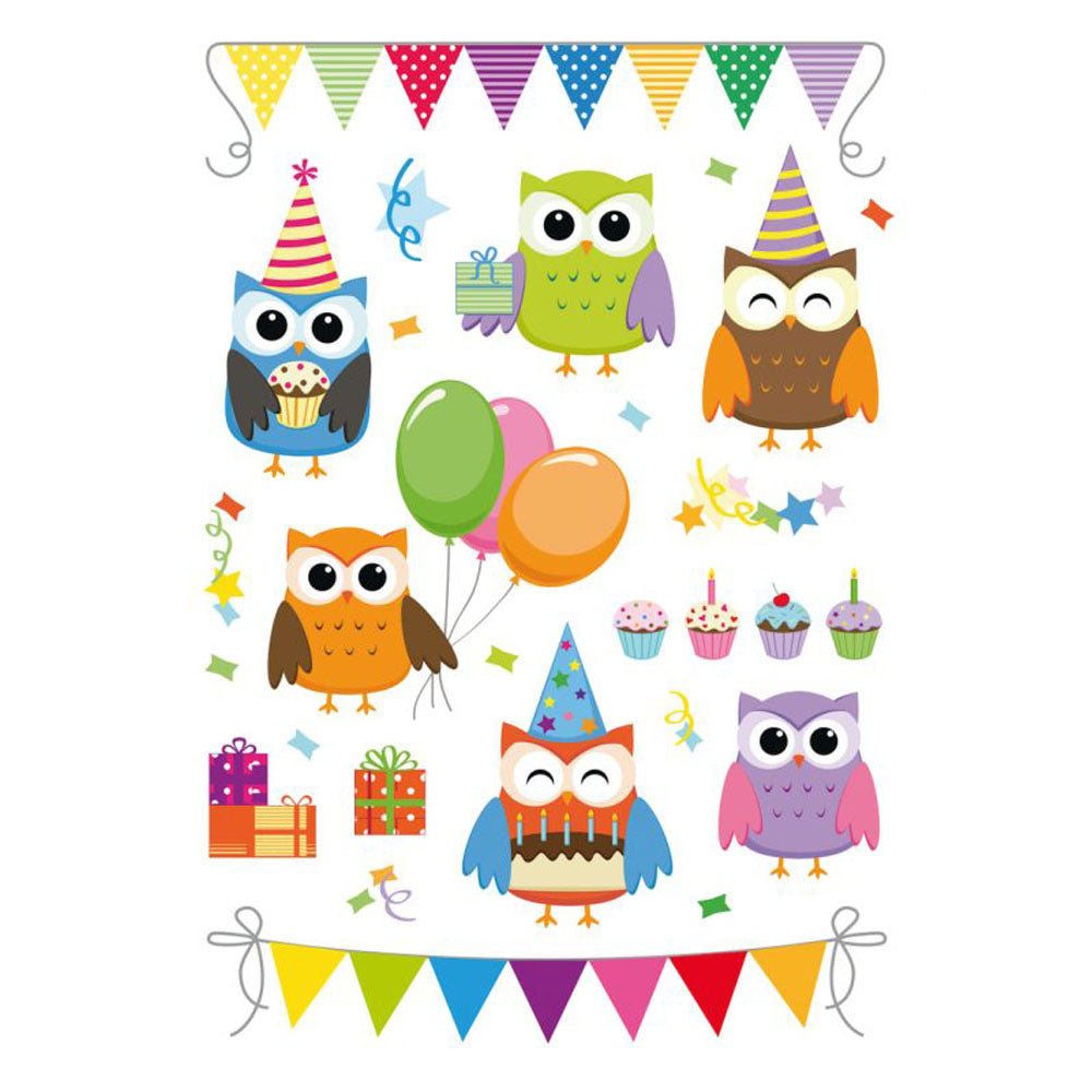 Herma Birthday Party Foil and Foam Sticker