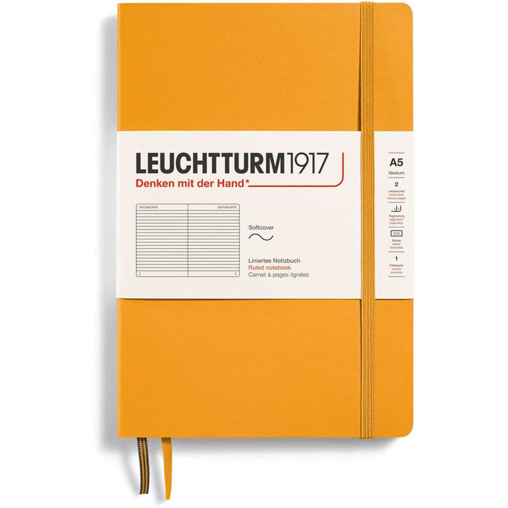 Leuchtturm Softcover Ruled Notebook A5