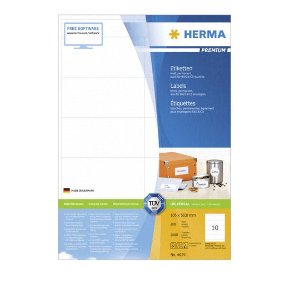 HERMA Premium -mærker A4 105mm 200 pc