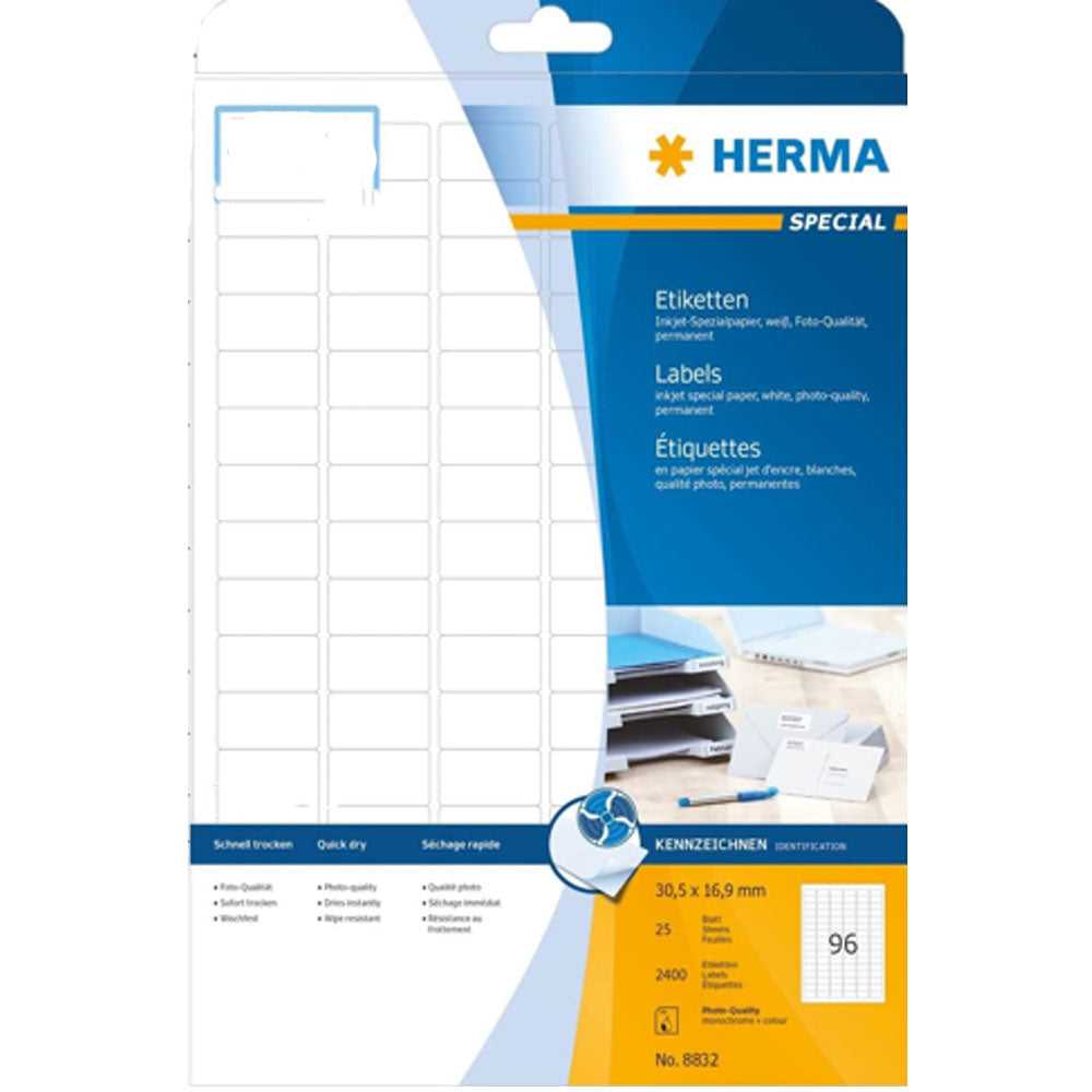 Herma Inkjet etiketter A4 25 st