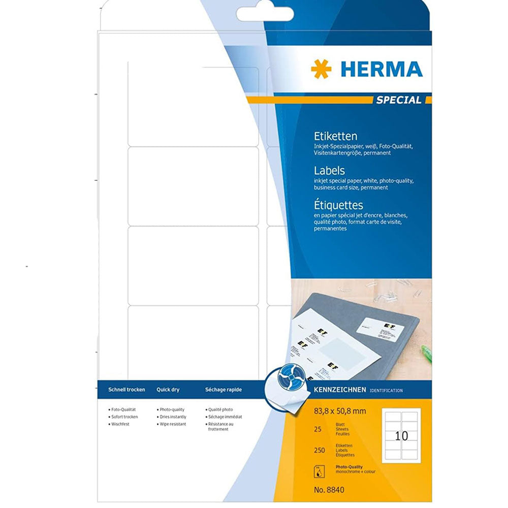 Herma Inkjet Labels A4 25pc