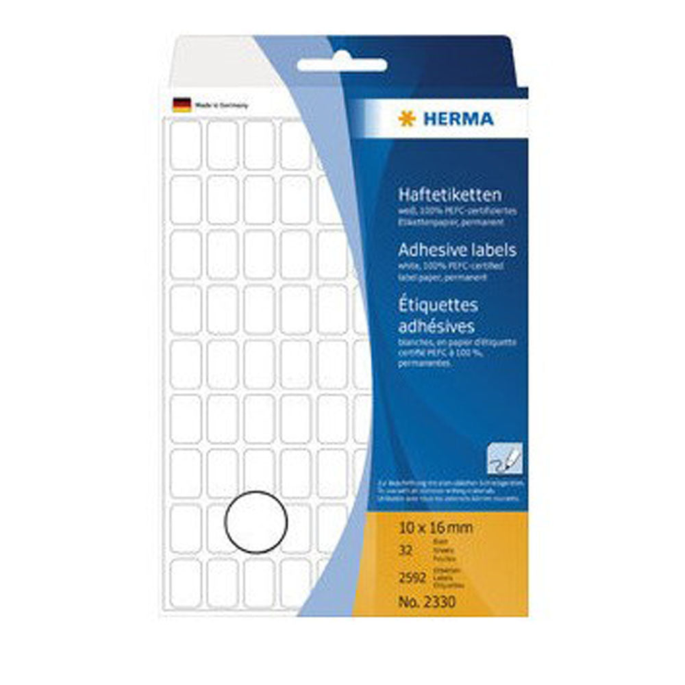 Herma Multi-Purpose Adhesive Etiketter 10mm (vit)