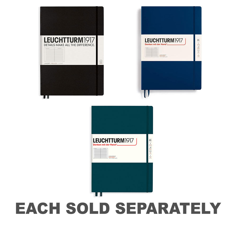 Leuchtturm HC Master Classic Ruled Notebook A4+