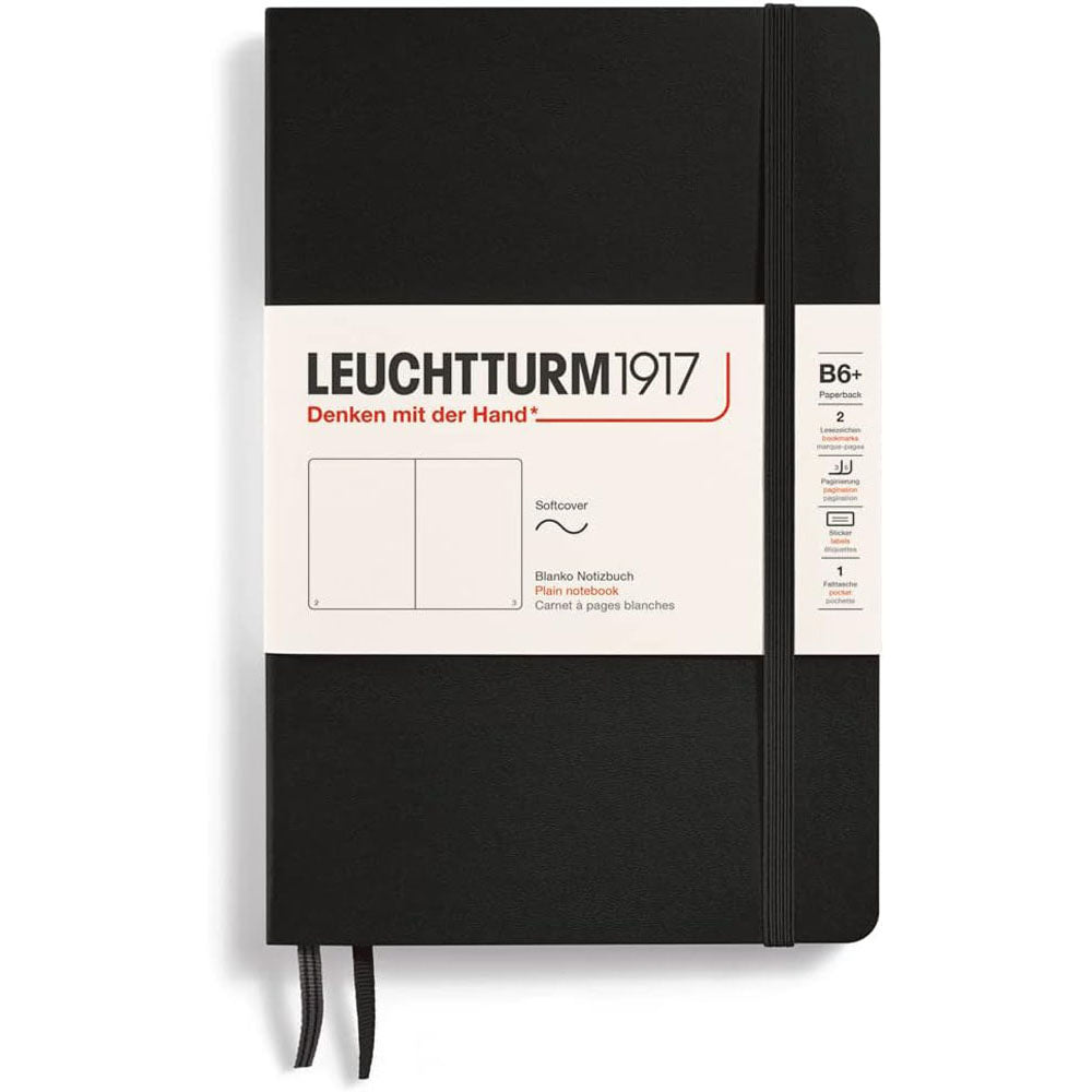 Leuchtturm SCペーパーバックプレーンB6+ノートブック123pg