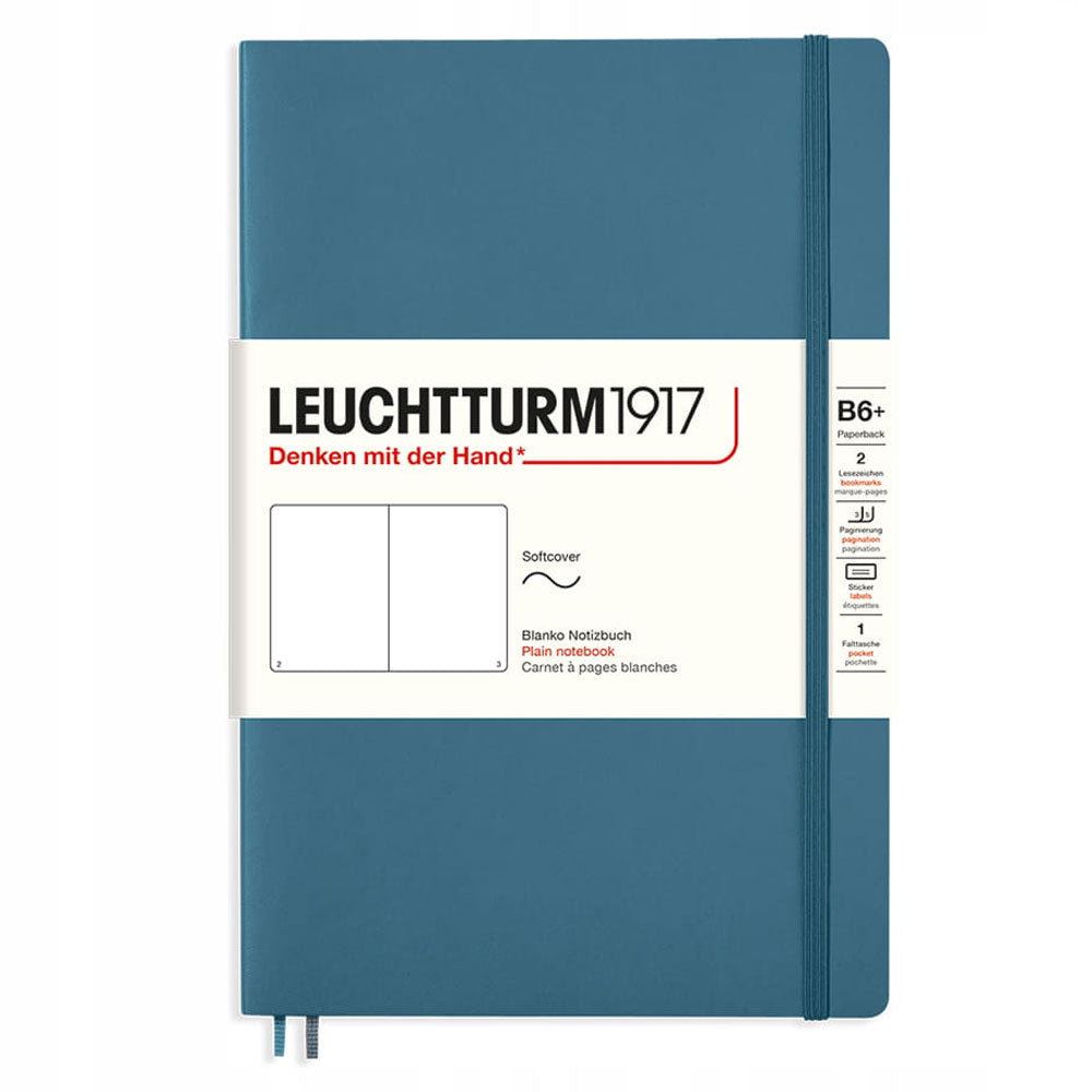 Leuchtturm SC Pocketbok Plain B6+ Notebook123pg