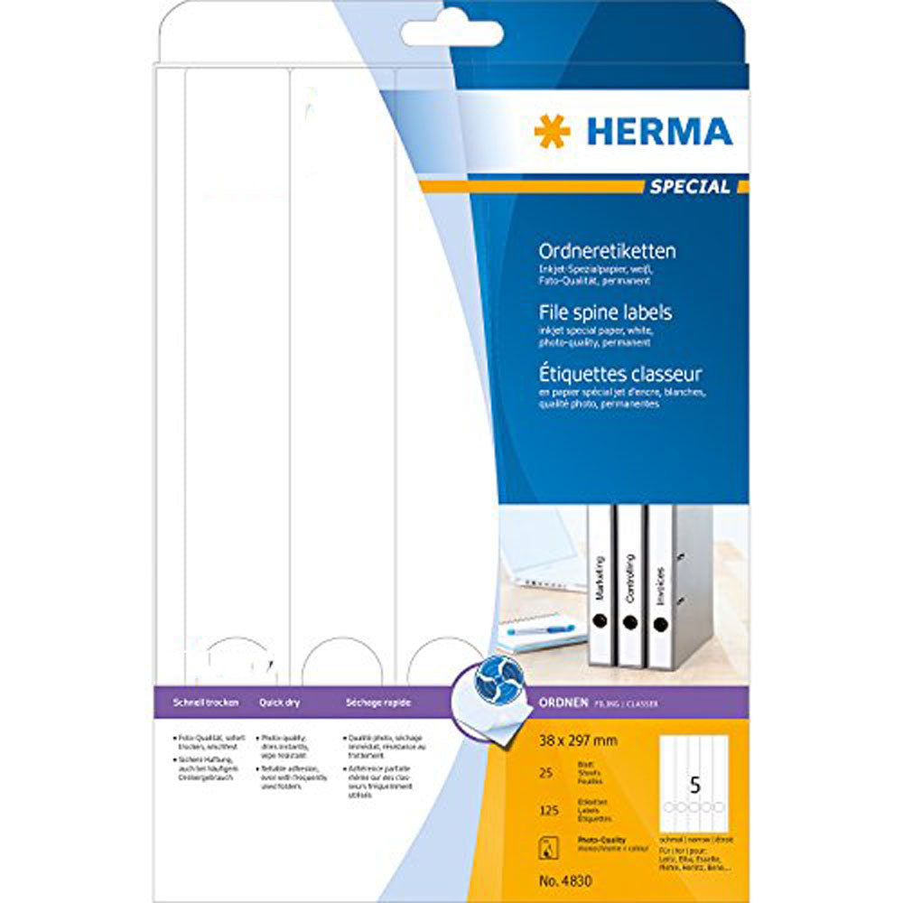 Herma Plik Inkjet Inkjet A4 25pc (biały)