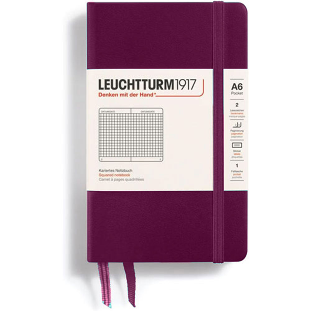 Leuchtturm Hardcover Squared Notebook A6