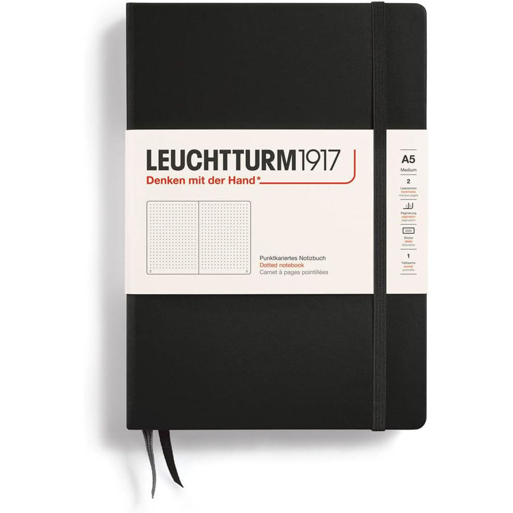 Leuchtturm w twardej okładce kropkowana notatnik A5