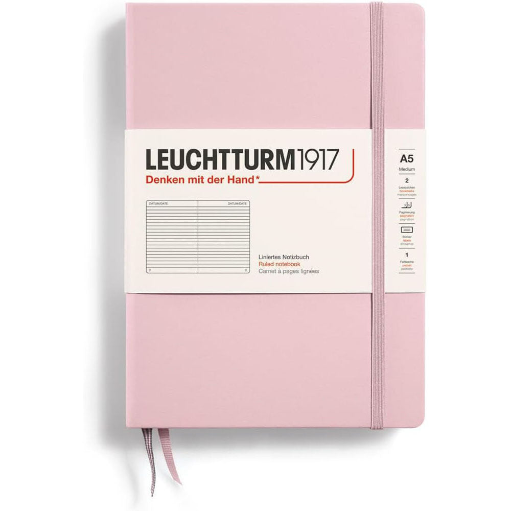 Leuchtturm Hardcover styrede notebook A5