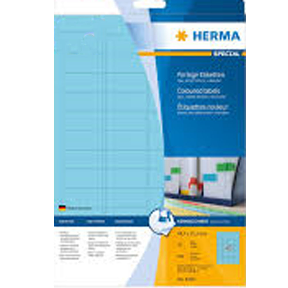 Herma farvede etiketter A4 100pc (45,7x21,2 mm)