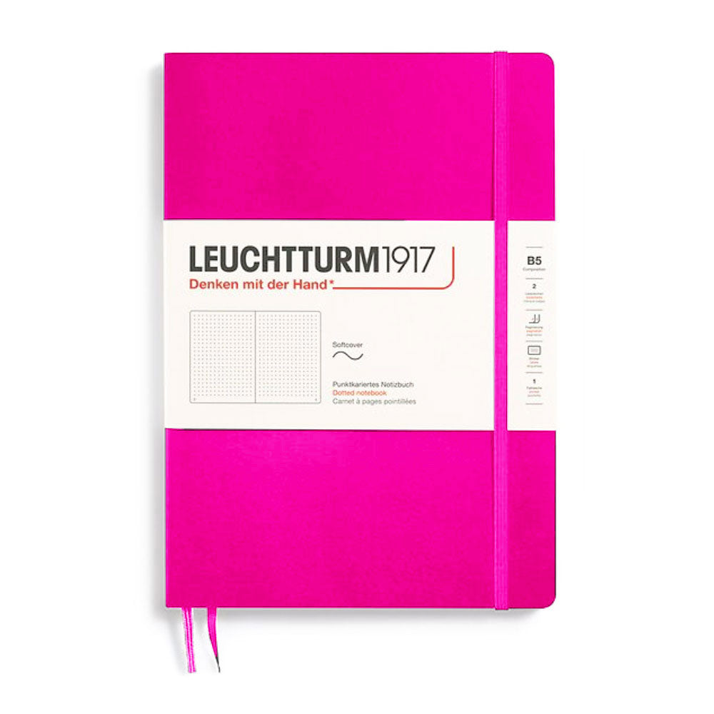 Leuchtturm SC -sammensætning prikket notebook B5