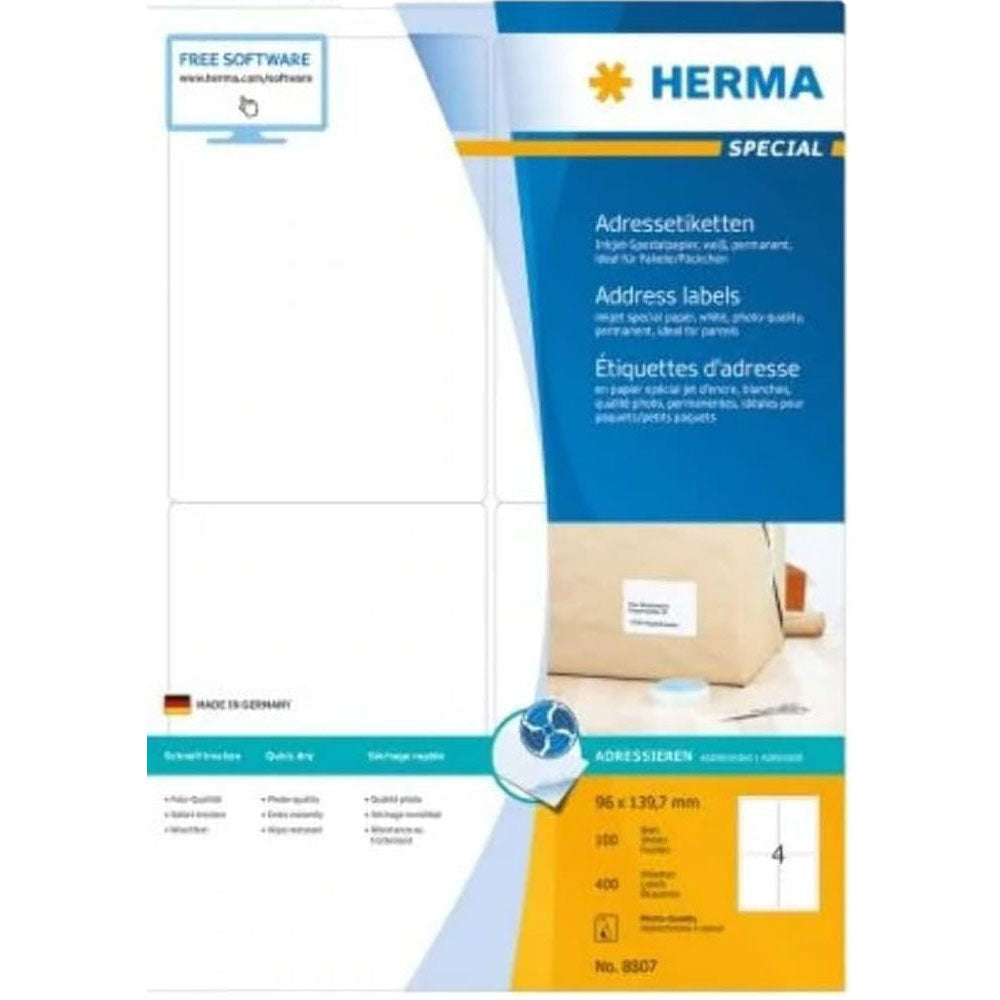 Herma Inkjet AdressラベルA4 100pc