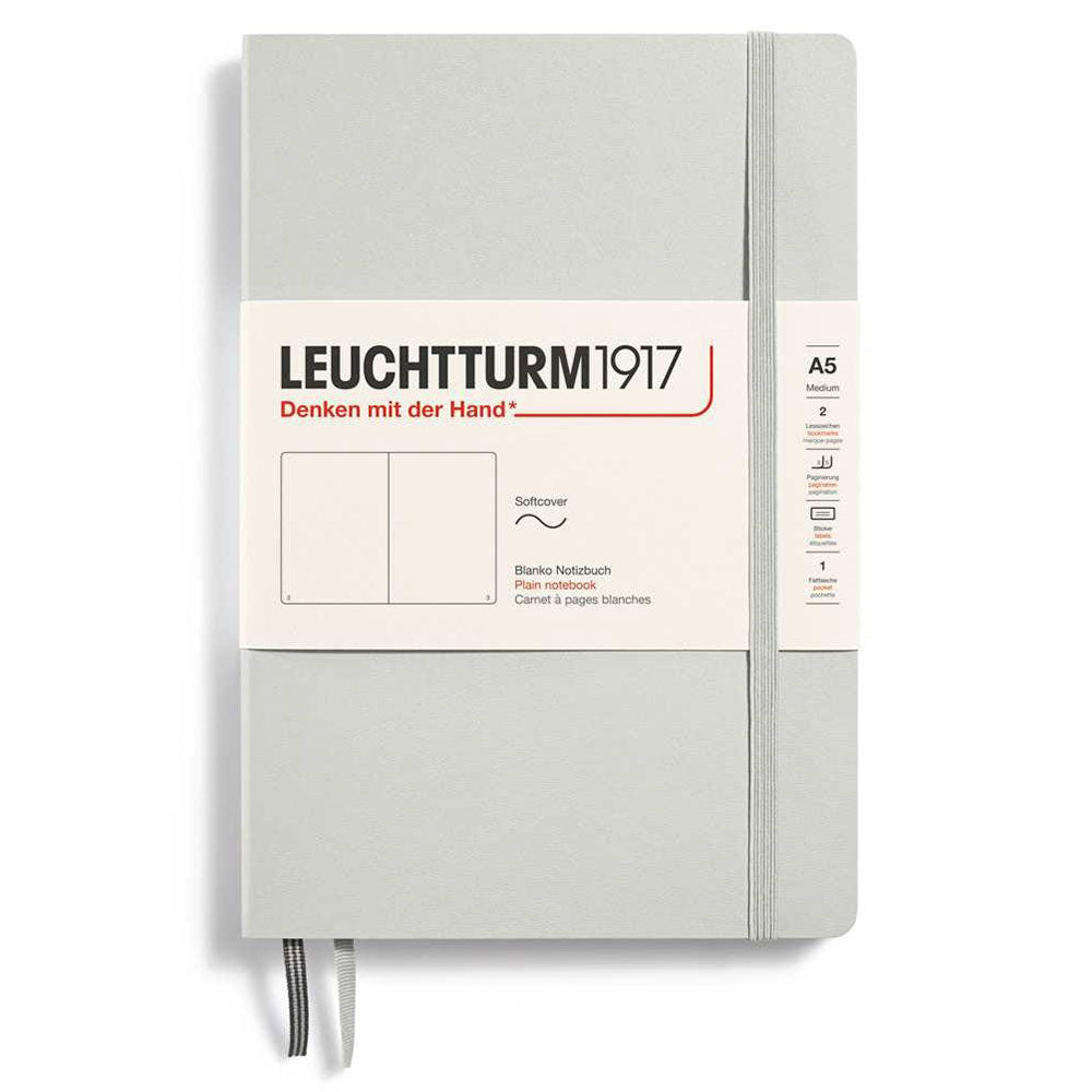 Leuchtturm Softcover Plain Notebook A5