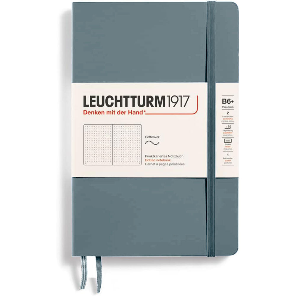 Leuchtturm SCペーパーバックはB6+ Notebook123Pgを点線を点検します