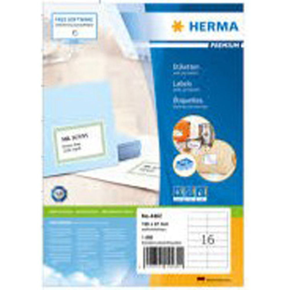 Herma Premium Labels A4 105mm 100pc