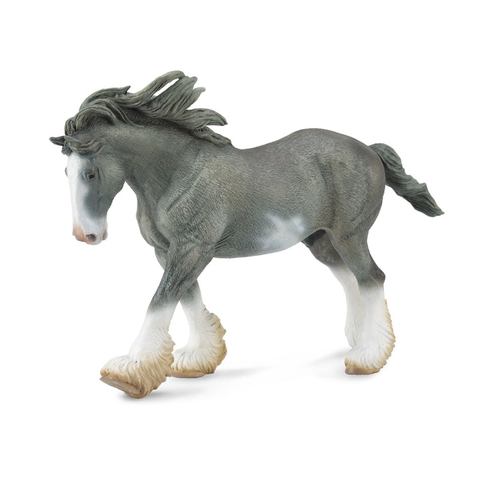 Figura da stallone da collezione Clydesdale (XL)