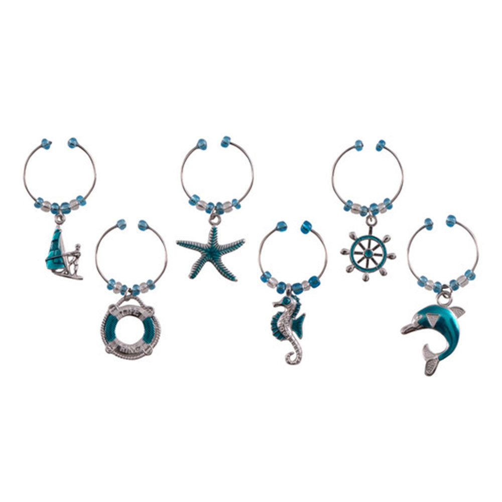 Avanti Wine Charms (sett med 6)