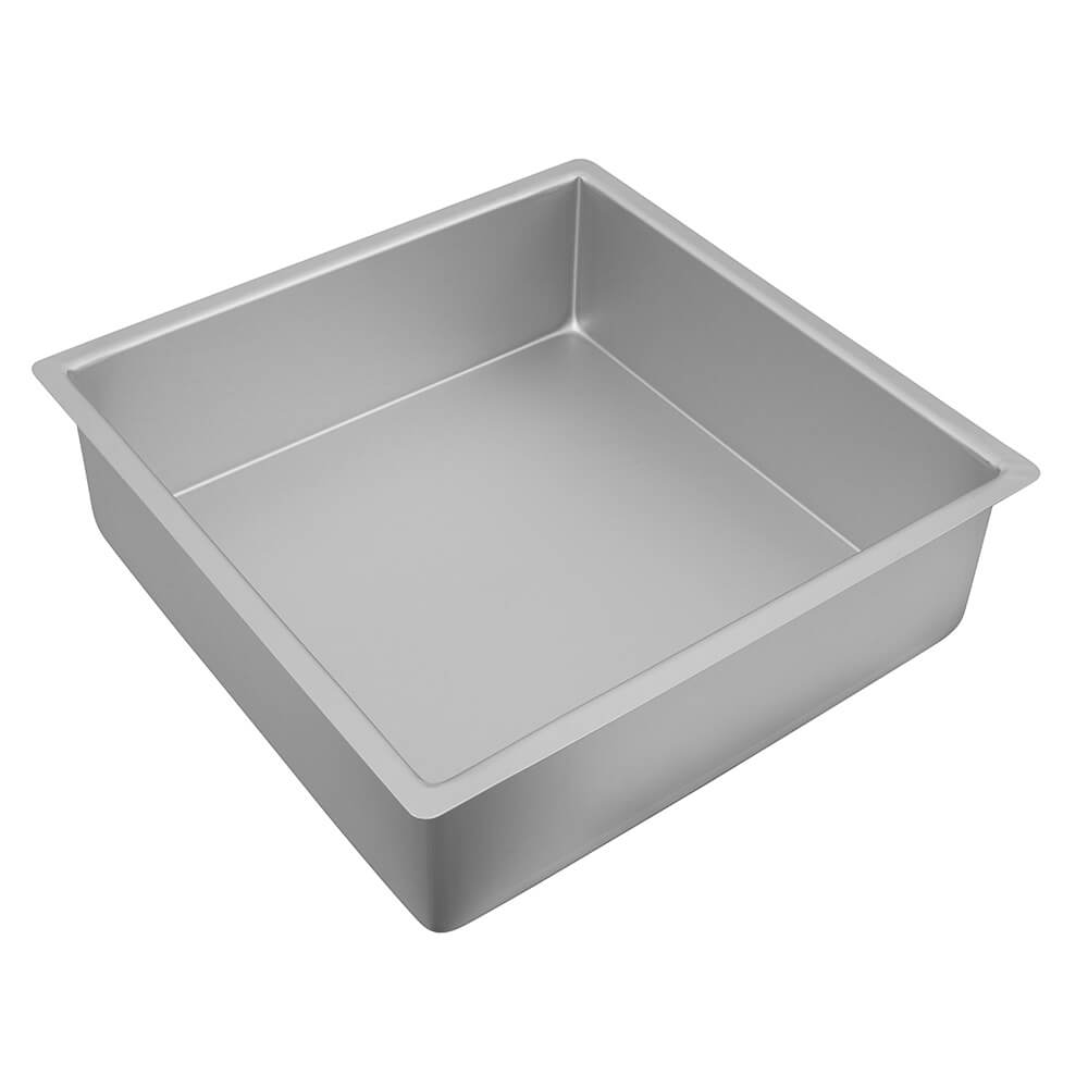 Bakemaster Square Deep Pan (zilver geanodiseerd)