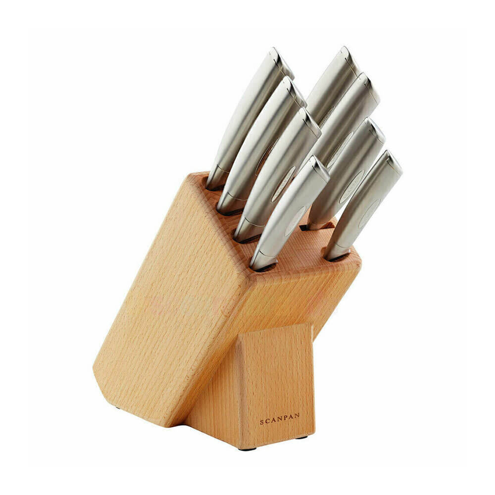 Scanpan classico in acciaio inossidabile set di blocchi di coltello