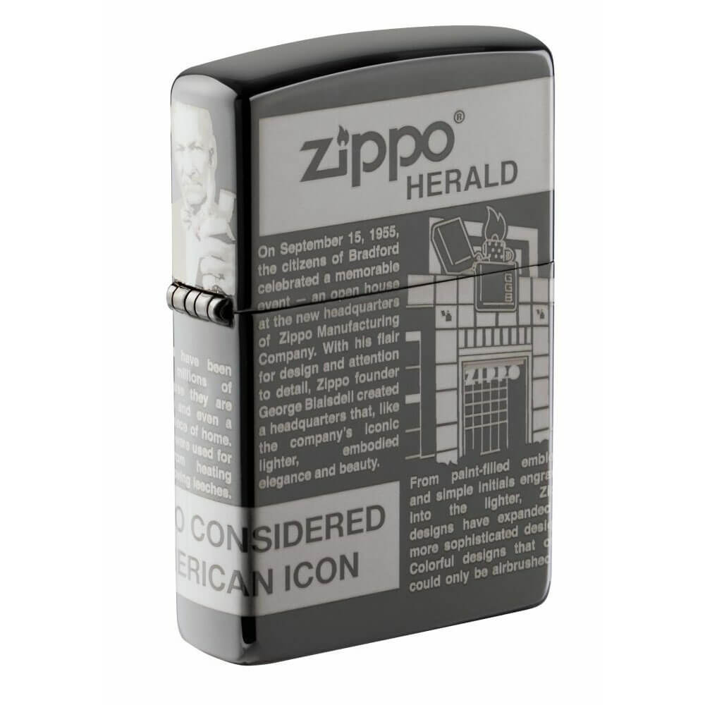 Zippo Black Ice Design Tlester