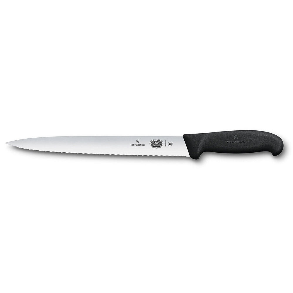 Pointe pointe tranchant le couteau fibrox 25cm (noir)