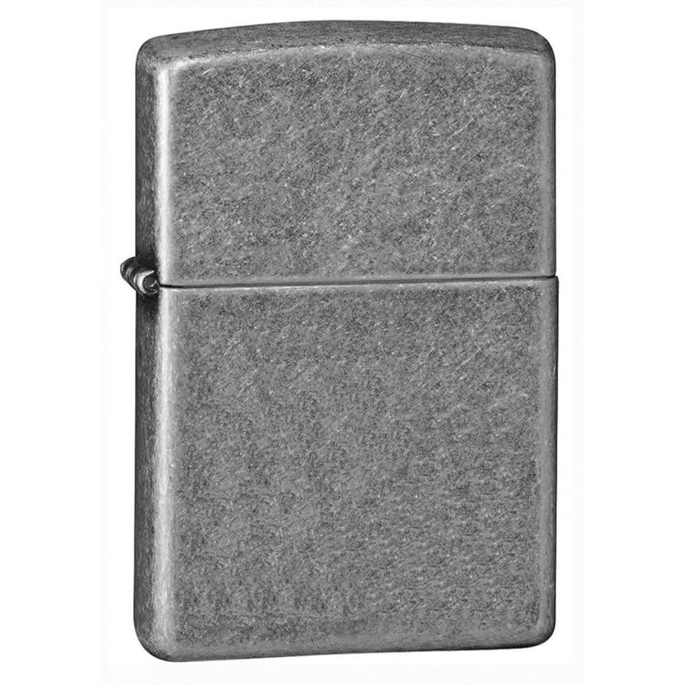 Zippo Antique Silver Plate Acabado encendedor