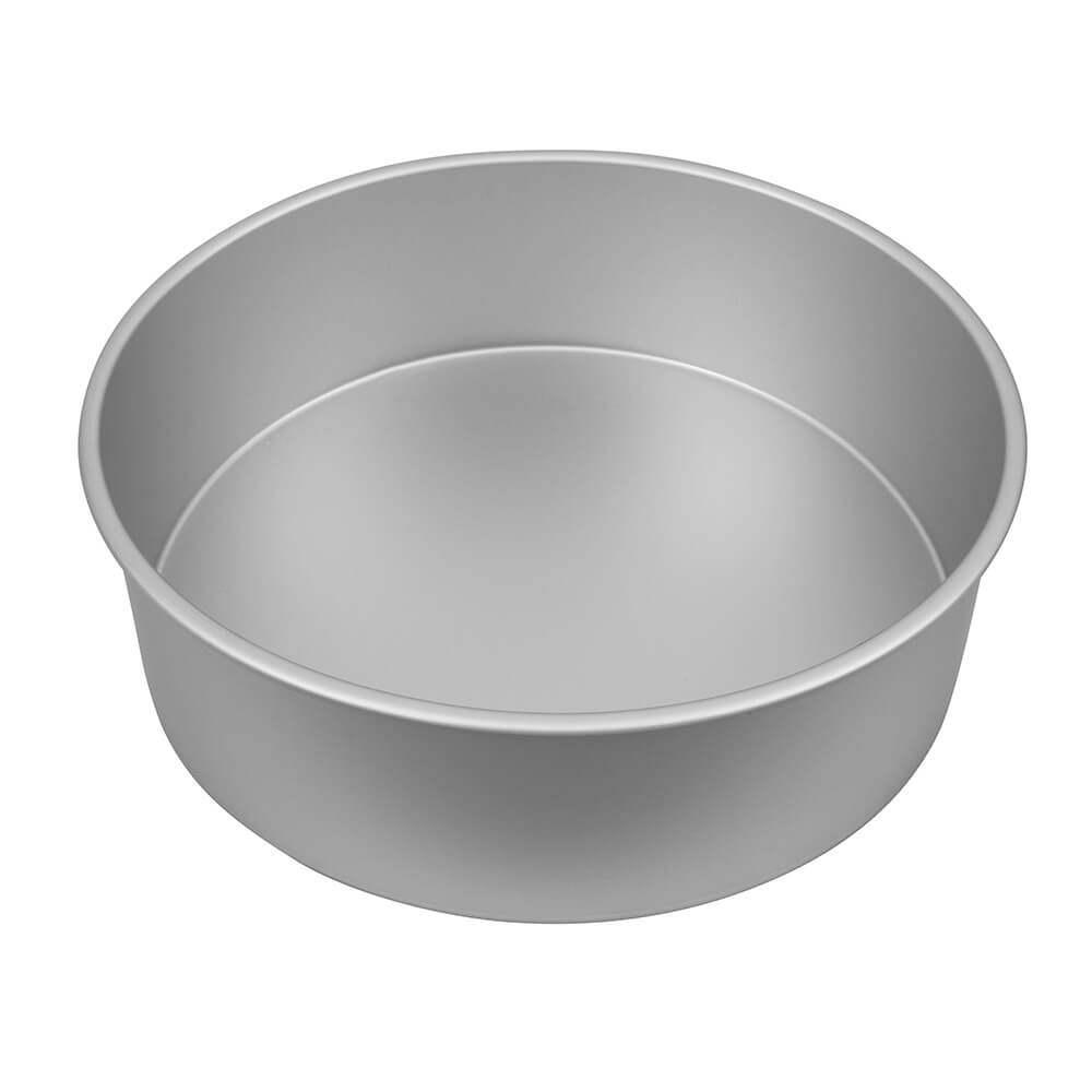 Bakemaster Round Deep Pan (silberneener anodiert)