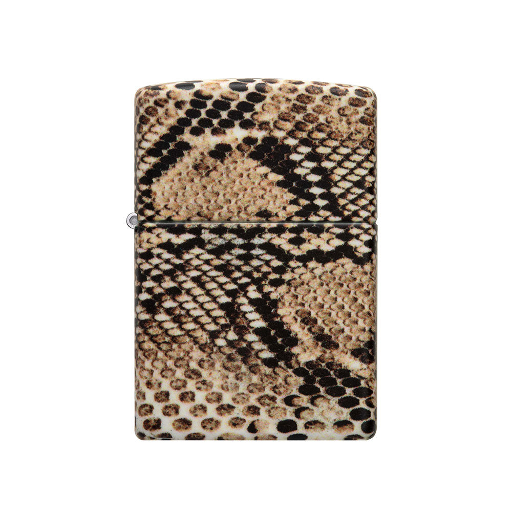Zippo Snake Skin Design à prova de vento isqueiro