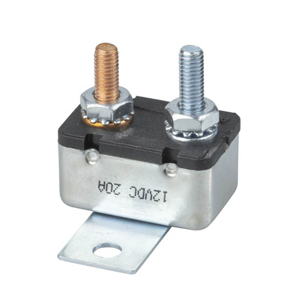 Disjoncteur de circuit de réinitialisation de la monture de châssis (12VDC)