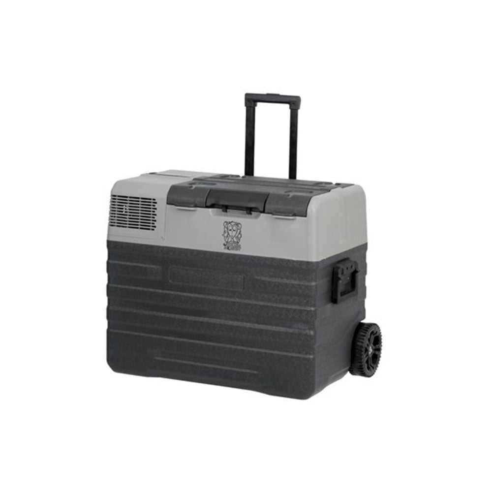 Geladeira ultra-portável/ freezer com rodas e compasso de bateria