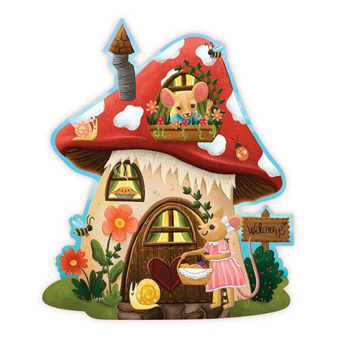 Mouse House 41-Piece Floor Puzzle