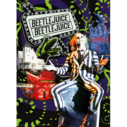 Aquarius Beetlejuice Coffin Box Puzzle 500pc