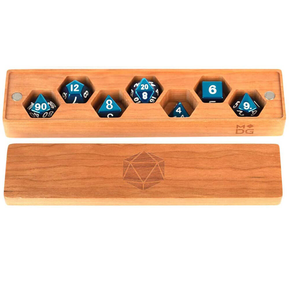 Metallic Dice GamePremium Wood Dice Vault